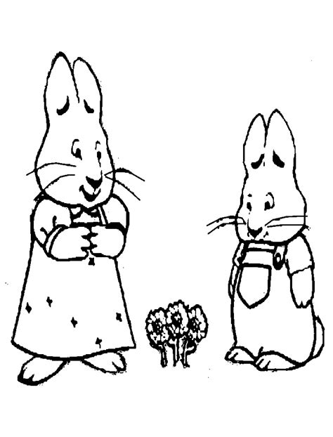 Free Printable Max and Ruby Coloring Pages For Kids