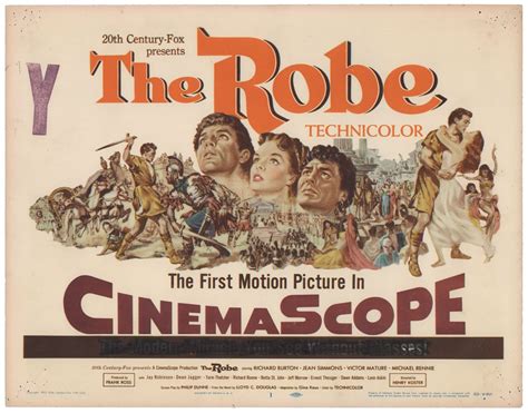 The Robe Original 1953 U.S. Title Card - Posteritati Movie Poster Gallery