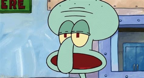 Spongebob Squidward GIF - Spongebob Squidward Annoyed - Discover & Share GIFs