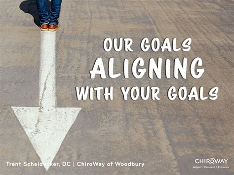 Our Goals Aligning With Your Goals - ChiroWay