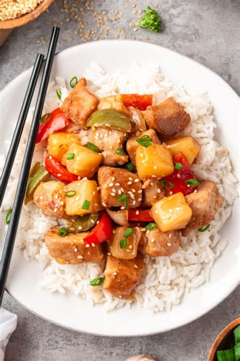 Sweet and Sour Pork Recipe - The Cookie Rookie®