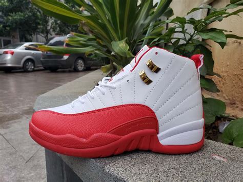 Air Jordan 12 “Cherry” White/Varsity Red-Black – The Sole Line