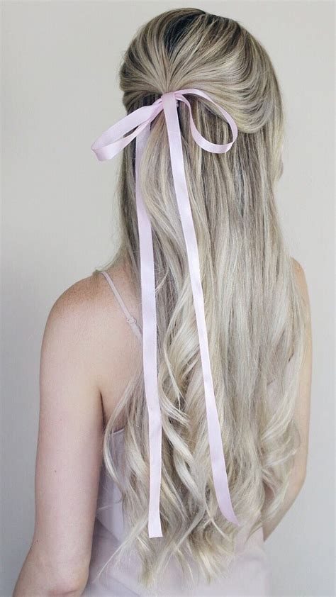 Simple Half-up Hairstyle With Bow, Alex Gaboury Basic Hairstyles ...