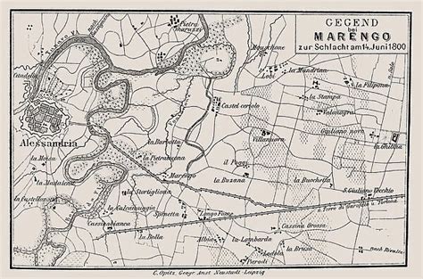 Map of Battle of Marengo, Morning 14 June1800 available as Framed Prints, Photos, Wall Art and ...