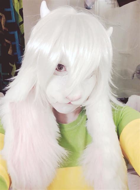 Undertale Asriel Cosplay Selfie 1 by HoneyBunBunny on DeviantArt