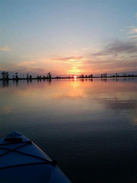 Awesome sunset at Lake Maurepas, Manchac, LA