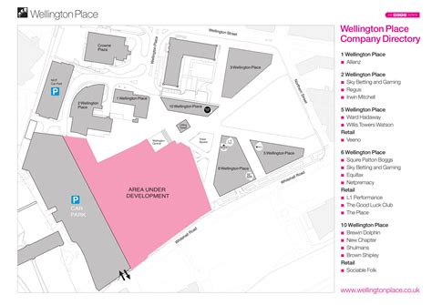 Wellington Place map | Wellington Place