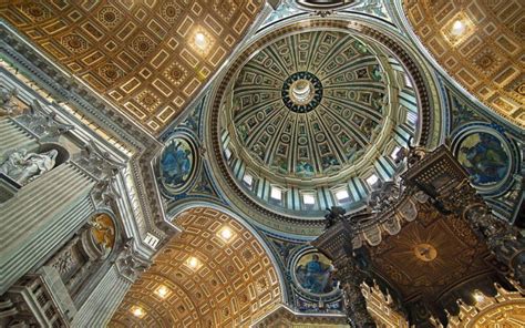 architecture, Interior, St, , Peterand039s, Basilica, Vatican, City ...