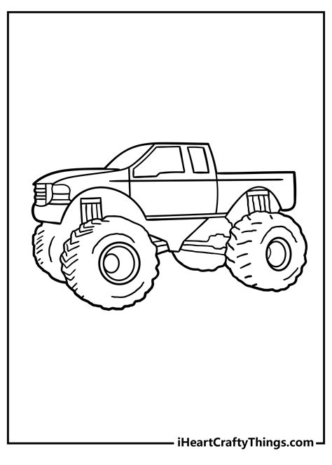 Monster Truck Coloring Pages Printable