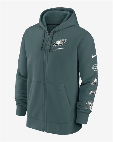 Nike Team Surrey (NFL Philadelphia Eagles) Men's Full-Zip Hoodie. Nike.com