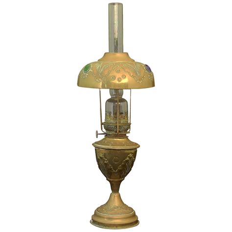 Fine Bohemian Cut Cased Glass Oil Lamp Form Table Lamps at 1stDibs ...