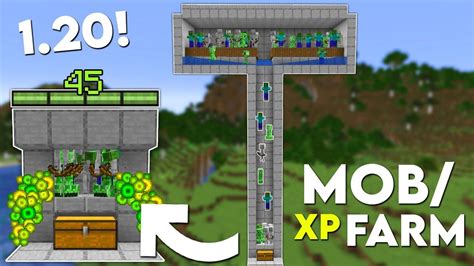 Minecraft: EASY MOB XP FARM TUTORIAL! 1.20 (Without Mob Spawner) in 2023 | Minecraft farm ...