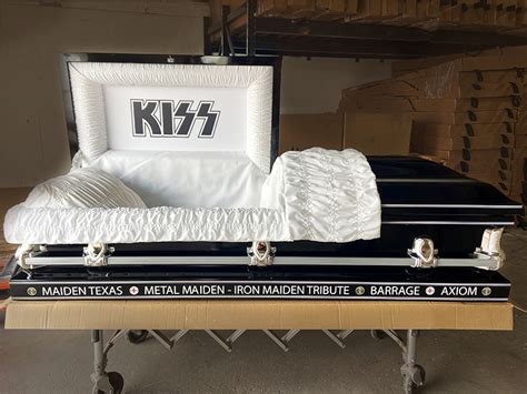 KISS Rock Band Custom Casket - Sky Caskets