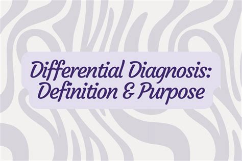 What Is a Differential Diagnosis? | Diagnosing Mental Illness