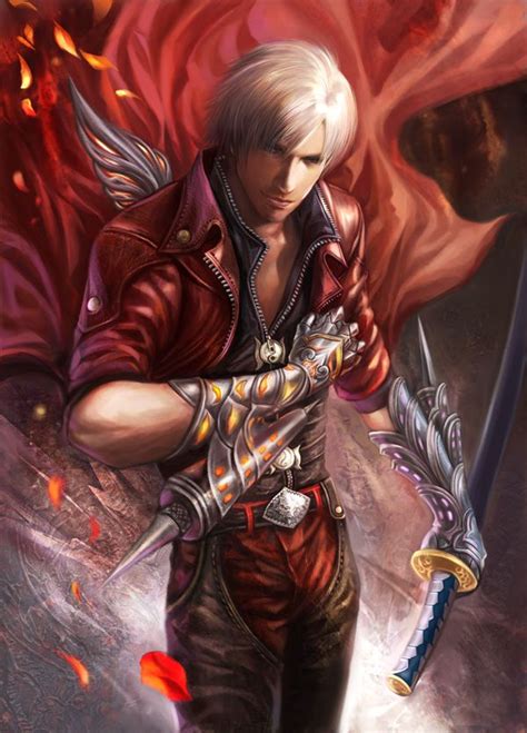 Dante - DMC 4 fanart--final version | Игровые арты, Фэнтези, Демоны