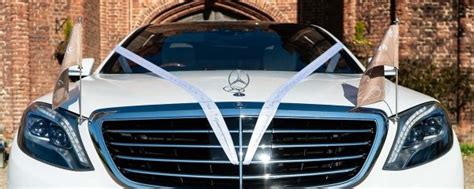 Wedding Car Ribbons. Luxury bespoke car ribbons.