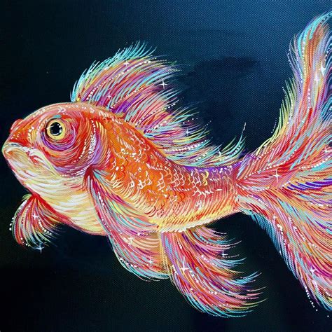 Another fish painting !!! Omg !!! How surprising !!! wow !!! 😌😌 no seriously suggest me things ...