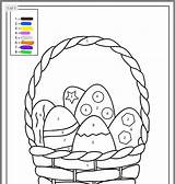 Easter Coloring By Numbers  Download And Print For Free sketch template