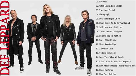 Def Leppard Greatest Hits Full Album Live | Best Songs Of Def Leppard - YouTube