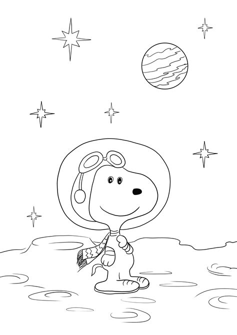 P Ginas Para Colorir Snoopy In Space P Ginas Para Colorir Snoopy The ...