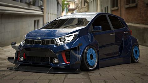 ArtStation - Kia Morning / Picanto Wide Bodykit Custom Design