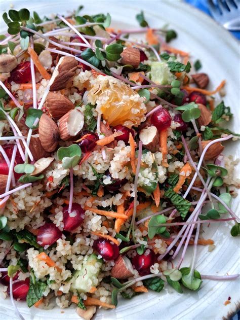 Middle Eastern Rainbow Bulgur Salad for a Crowd [Vegan] - Saffron Trail