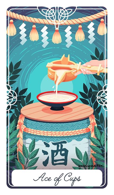 Comparative Tarot — Ace of Cups. Art by Yoshi Yoshitani, from the...