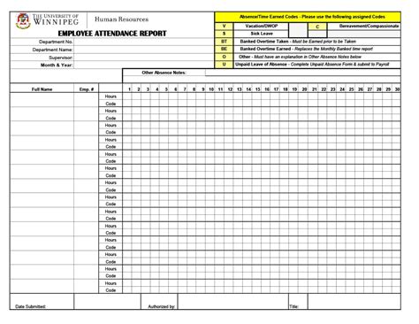 40+ FREE Attendance Tracker Templates [Employee, Student, Meeting]