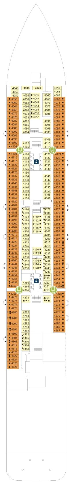 Costa Toscana deck plans - Cruiseline.com