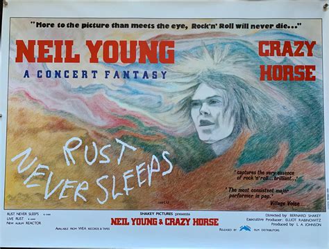 Neil Young : Rust Never Sleeps – Vertigo Posters