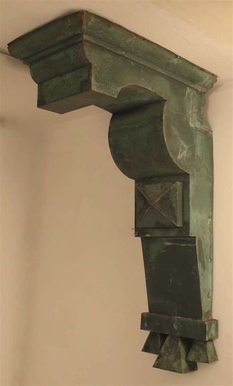 Large Pair 19thC Copper Architectural Corbels at 1stDibs