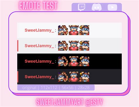 Freddy Fazbear Emotes Pack (Hey, Wink, Love) | Ready To Use! - SweetJammy's Ko-fi Shop - Ko-fi ️ ...