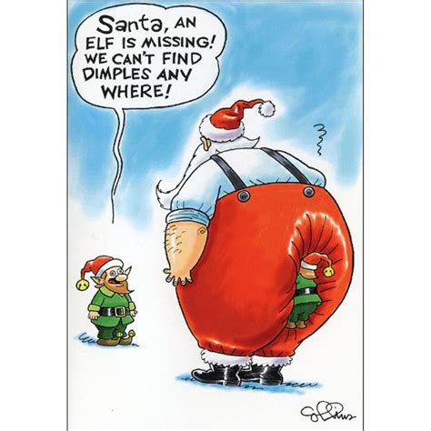 Elf is Missing Funny / Humorous Christmas Card | PaperCards.com