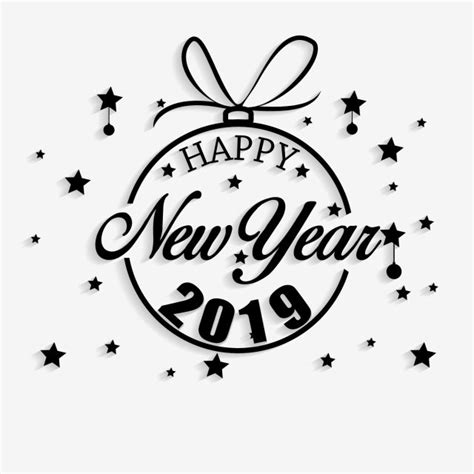 Happy New Year Vector Hd Images, Happy New Year For 2019, 2019, New ...