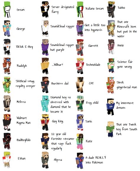 My friend tried guessing names of Dream SMP characters : r/dreamsmp