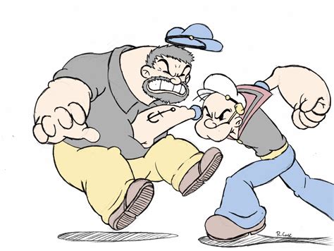 Popeye vs Bluto by rongs1234 on DeviantArt