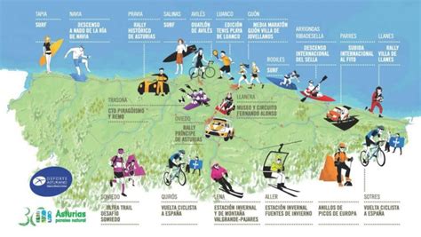 Mapa de Asturias | Provincia, Municipios, Turístico y Carreteras de Asturias España