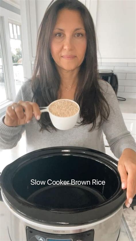 Slow Cooker Brown Rice in 2023 | Vegan slow cooker recipes, Slow cooker, Crockpot recipes slow ...