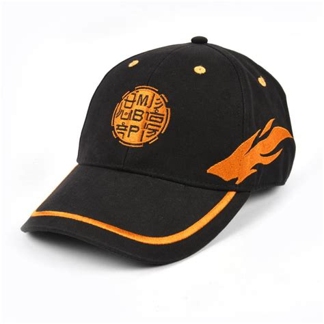 design embroidery sports black baseball caps