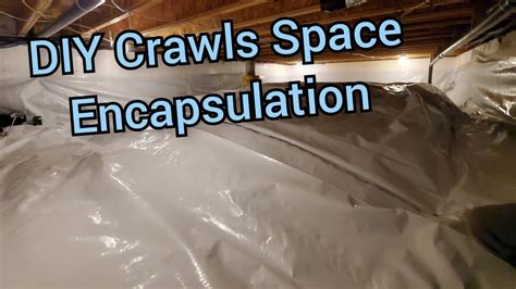 DIY Crawl Space Encapsulation - YouTube