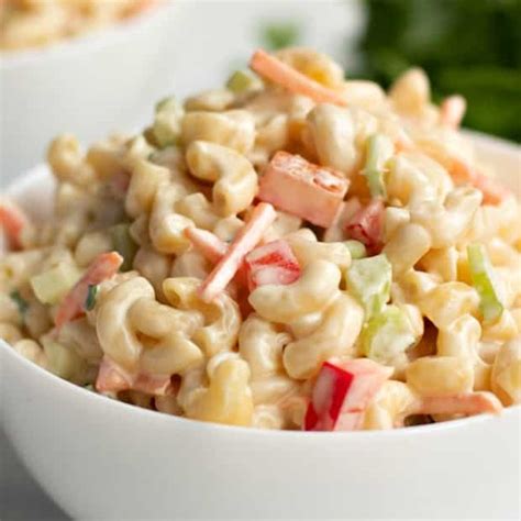 Simple Macaroni Salad Recipe with Mayo - Spaceships and Laser Beams