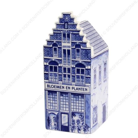 Amsterdam Canal House - Flowershop - Delft Blue • Souvenirs from ...