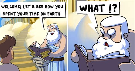 31 “Goofy” Comics About How Gods Deal With Everyday Problems | Bored Panda