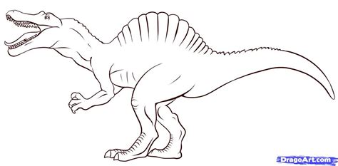 Spinosaurus Coloring Page Dinosaur Coloring Pages Spinosaurus Awesome T ...