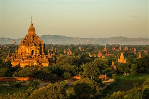 Pagoden in Old Bagan, Myanmar