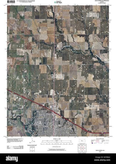 Map of hays kansas Cut Out Stock Images & Pictures - Alamy