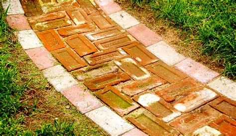 How To Build A Simple Brick Walkway Through Grass - Hobby Farms