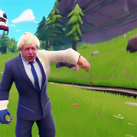 Boris johnson fortnite skin, gameplay footage | Stable Diffusion | OpenArt