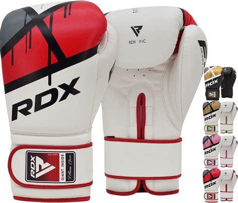 RDX F7 Leather Boxing Gloves, 14oz, Red - Walmart.com