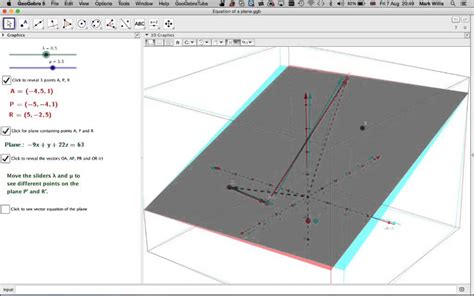 The vector equation of a plane in 3D - YouTube